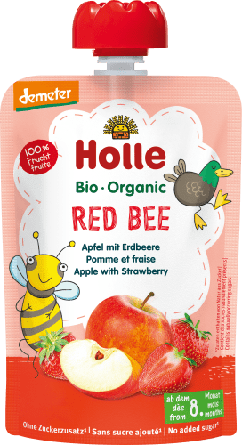 Quetschie Red Bee, g & 8 100 Erdbeere Monaten, Apfel ab