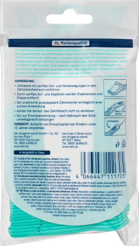 Dontodent Zahnseidesticks Sensitive mit 40 40 St St, Etui
