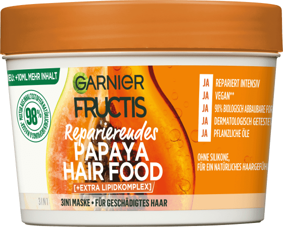 Papaya ml 3in1 Hair Haarkur Maske, 400 Food