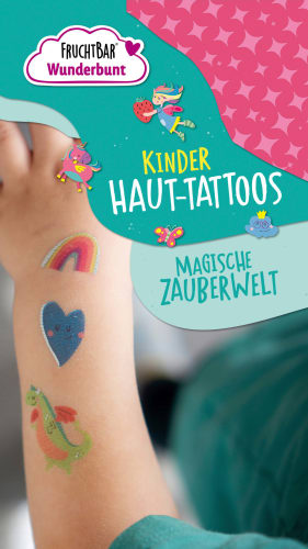 Kinder Haut-Tattoos Wunderbunt \