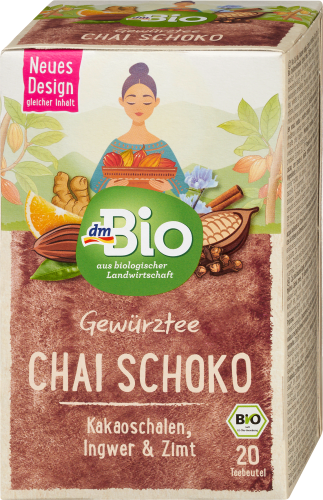 Gewürztee Chai Tee Schoko (20 Beutel), 40 g