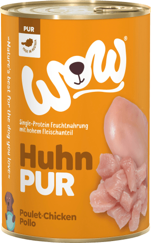 Nassfutter Hund Huhn Pur, Adult, 400 g