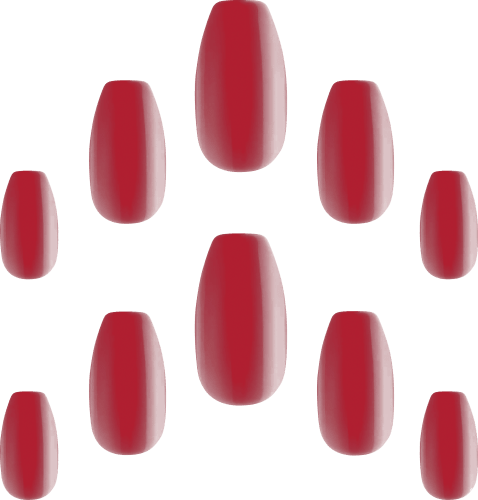 Künstliche Nägel Acrylic Poppy St Pomegranate, 24