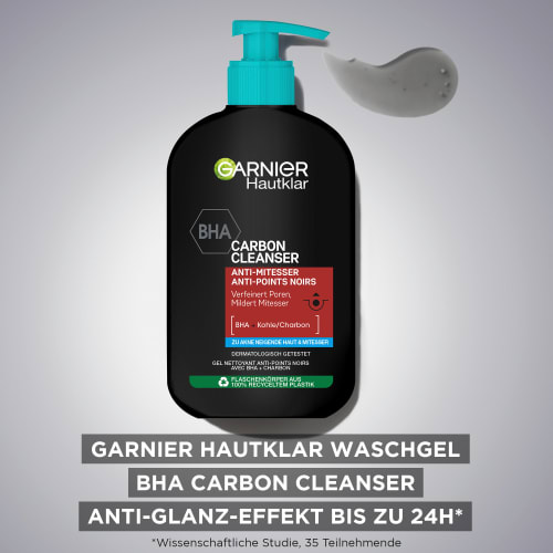 ml Hautklar Cleanser, Waschgel Carbon 250