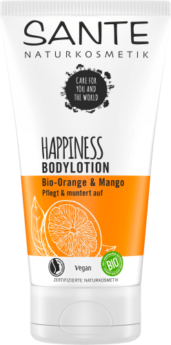 Bodylotion Happiness Bio-Orange & Mango, 150 ml