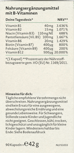 Komplex g 90 Kapseln St, B 42 Vitamin