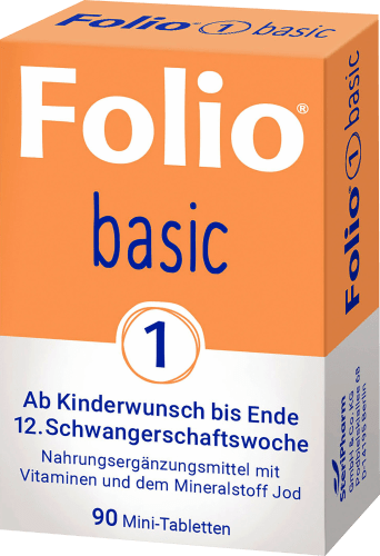 Basic 1 Folsäure 90 Mini-Tabletten, St