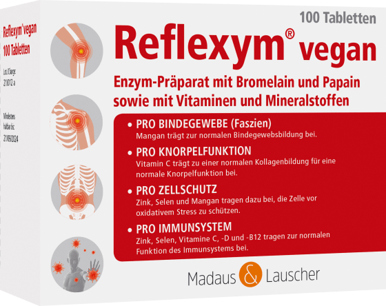 Reflexym vegan 100 Tabletten, g 70