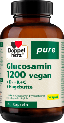 Glucosamin 1200 vegan Kapseln 180 St, 152 g
