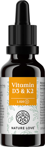 Vitamin D3 1000 I.E. + 30 ml Tropfen, K2