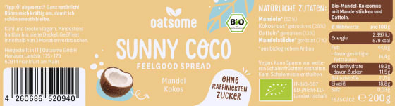 Datteln Kokos Spreads, \