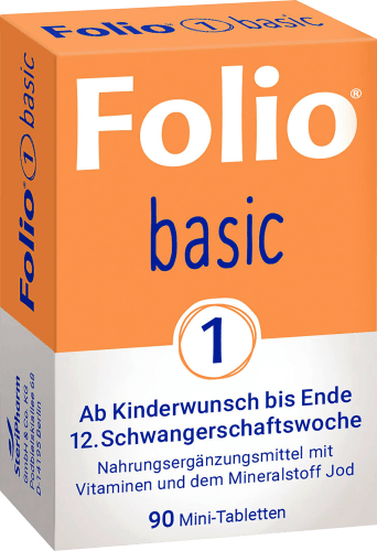 Folsäure St Basic Mini-Tabletten, 90 1