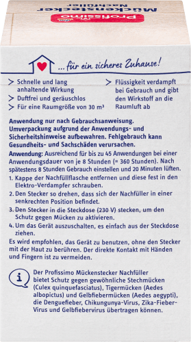 Mückenstecker 45 Nächte ml Nachfüllpack, 35