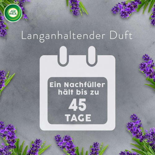 Lavendel Lufterfrischer Nachfüllpack, 20 ml Aroma-Öl Entspannender