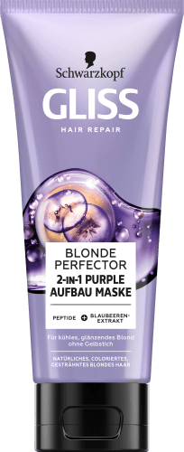 Haarkur Blonde Perfector, 2-in-1 Purple Aufbau Maske, 200 ml