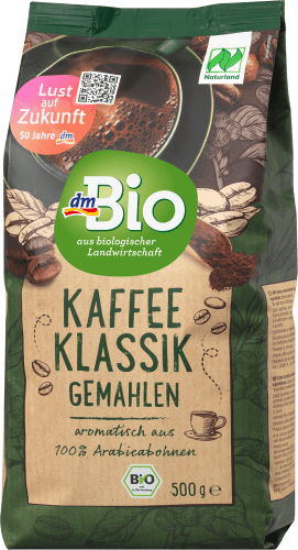 Kaffee Klassik, Naturland, 500 g gemahlen