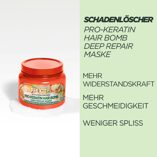 Haarmaske Schadenlöscher Pro-Keratin Hair ml 320 Bomb