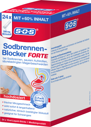 SOS Sodbrennen Blocker Forte 24 240 St, ml