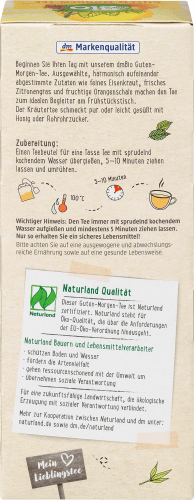 Kräuter-Tee, guten Morgen Tee (20 g 1,5 g), x Naturland, 30