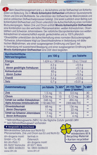 Kohlenhydrat-Stoffwechsel, 20 St., 16 g