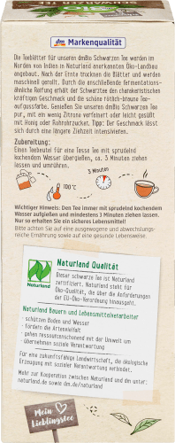 Tee x 35 1,75 (20 g g), Naturland, Schwarzer