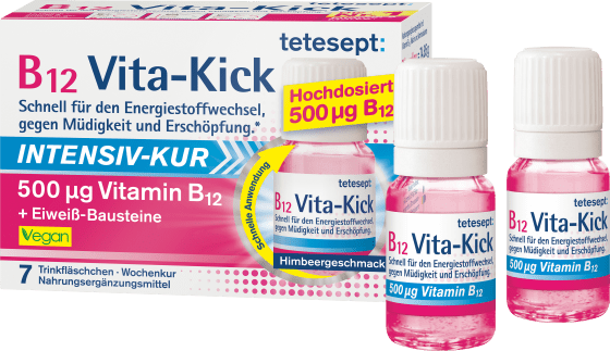 500 μg St Trinkampullen, 7 B12 Vita-Kick Intensiv-Kur