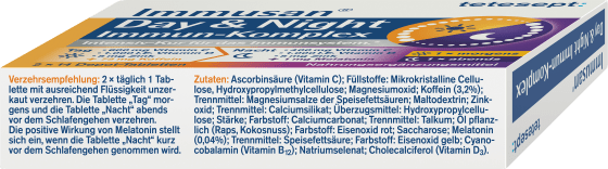 Immusan & Immun-Komplex St, Day 33,6 g Tabletten 2x14 Night