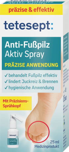 25 Entferner Spray, Fußpilz ml
