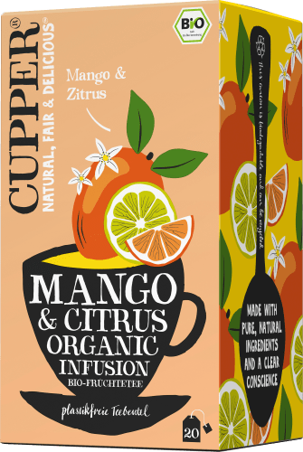 Früchtetee Citrus Beutel), 36 g Mango, (20
