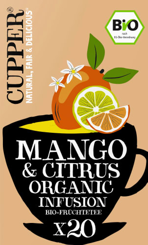 Früchtetee Mango, Citrus (20 Beutel), g 36