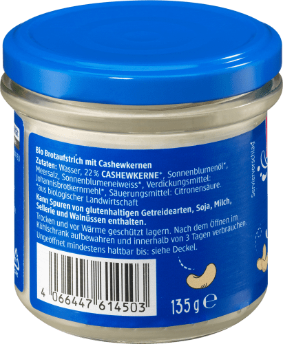 Cashewcreme Frischkäse Alternative, 135 g