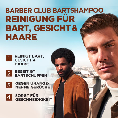 Club 200 Bartshampoo ml 3in1, Barber