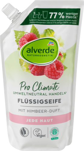 Flüssigseife Pro Climate Himbeer-Duft Nachfüllpack, ml 600