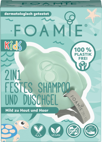 Festes Shampoo & Duschgel 80 2in1 g grün