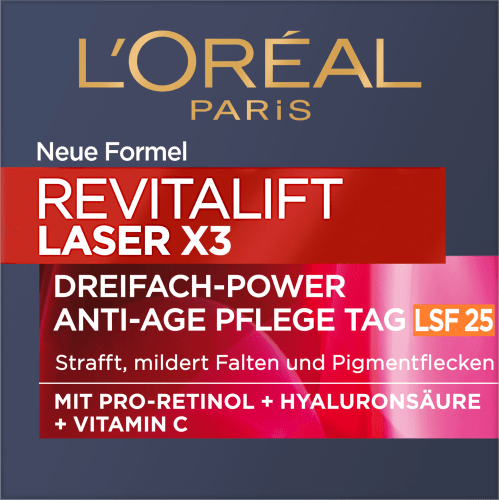 LSF 25, Gesichtscreme Laser 50 X3 Revitalift ml
