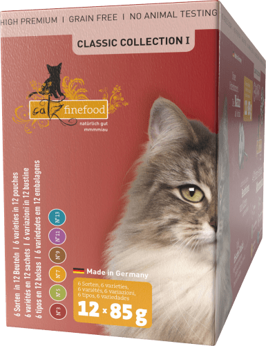Nassfutter Katze (12 kg I, Collection 1,02 85g), x Multipack Classic