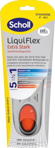 Einlegesohlen Liquiflex extra (1 41 - 2 Gr. / stark, St Paar), 46,5 L