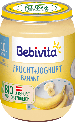 Frucht & Joghurt Banane, ab dem 10.Monat, 190 g | Babygläschen & Co.