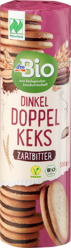 Doppelkekse, Dinkel Zartbitter, 330 g