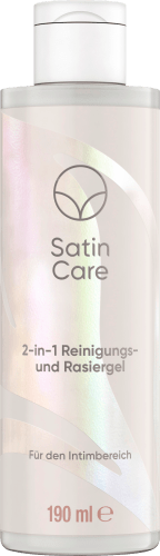 Reinigungs- und Rasiergel 2in1 Satin Care Intimrasur, 190 ml