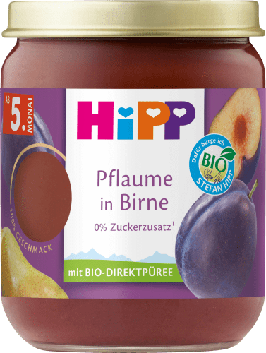 Früchte Premium Pflaume in 5. Birne 160 Monat, g ab