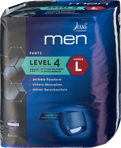 Pants MEN Gr. L, 8 St | Blasenschwäche / Inkontinenz