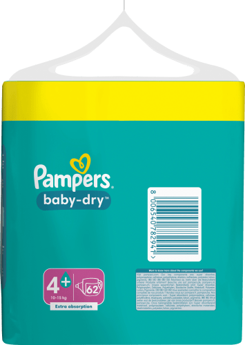 kg), Dry Plus 62 Big Pack, (10-15 Baby St Maxi Windeln Gr.4+