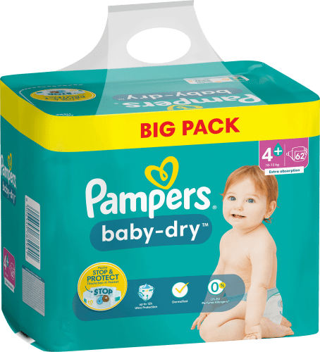 Windeln Baby St Big Gr.4+ (10-15 Pack, Maxi 62 Dry kg), Plus