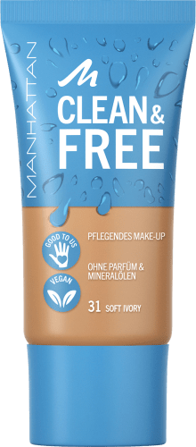 Foundation Clean & Free Skin Tint Soft Ivory 31, 30 ml