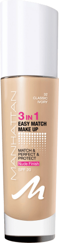 Foundation 3in1 Easy Match Classic Ivory 32, LSF 20, 30 ml