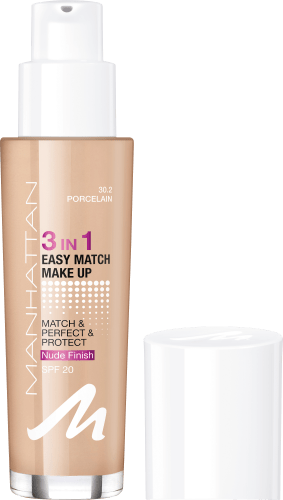 Foundation 3in1 Easy Match Porcelain  30.2, LSF 20, 30 ml