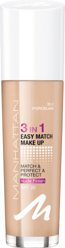 Foundation 3in1 Easy Porcelain Match 30 ml 30.2, LSF 20