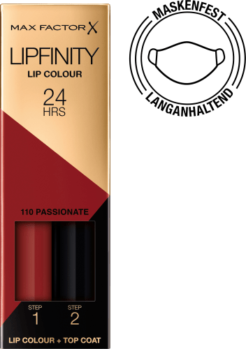 Lippenstift Lipfinity 110 Passionate, 2 St