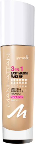 3in1 LSF 20, Beige Match 30 Easy Foundation Soft ml 34,